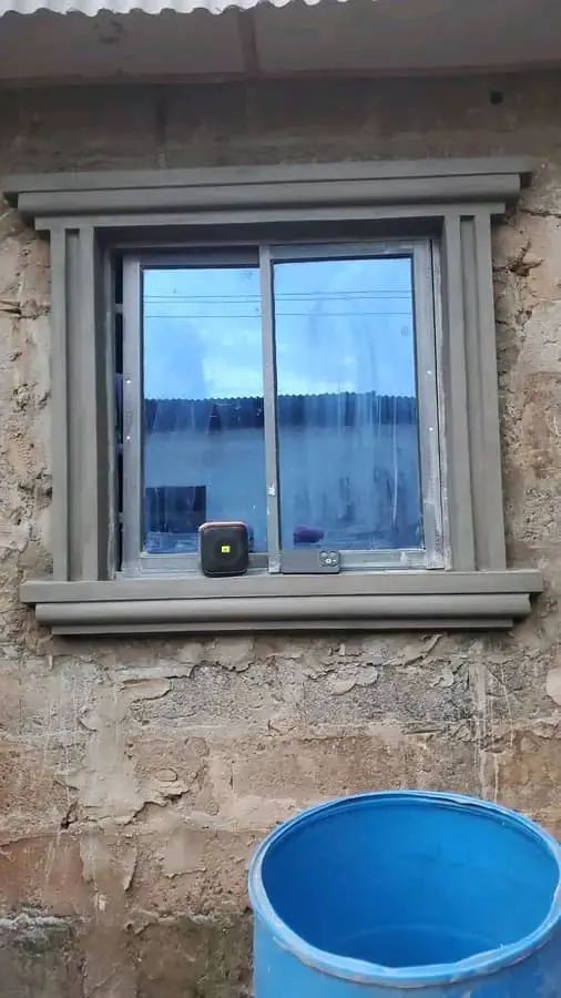 Client-supplied photograph showing a window detail.