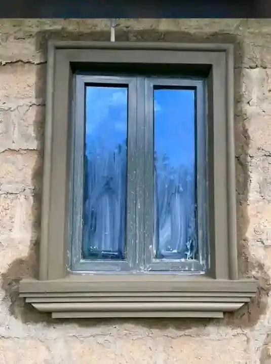 Client-supplied rendering of a window and wall detail.